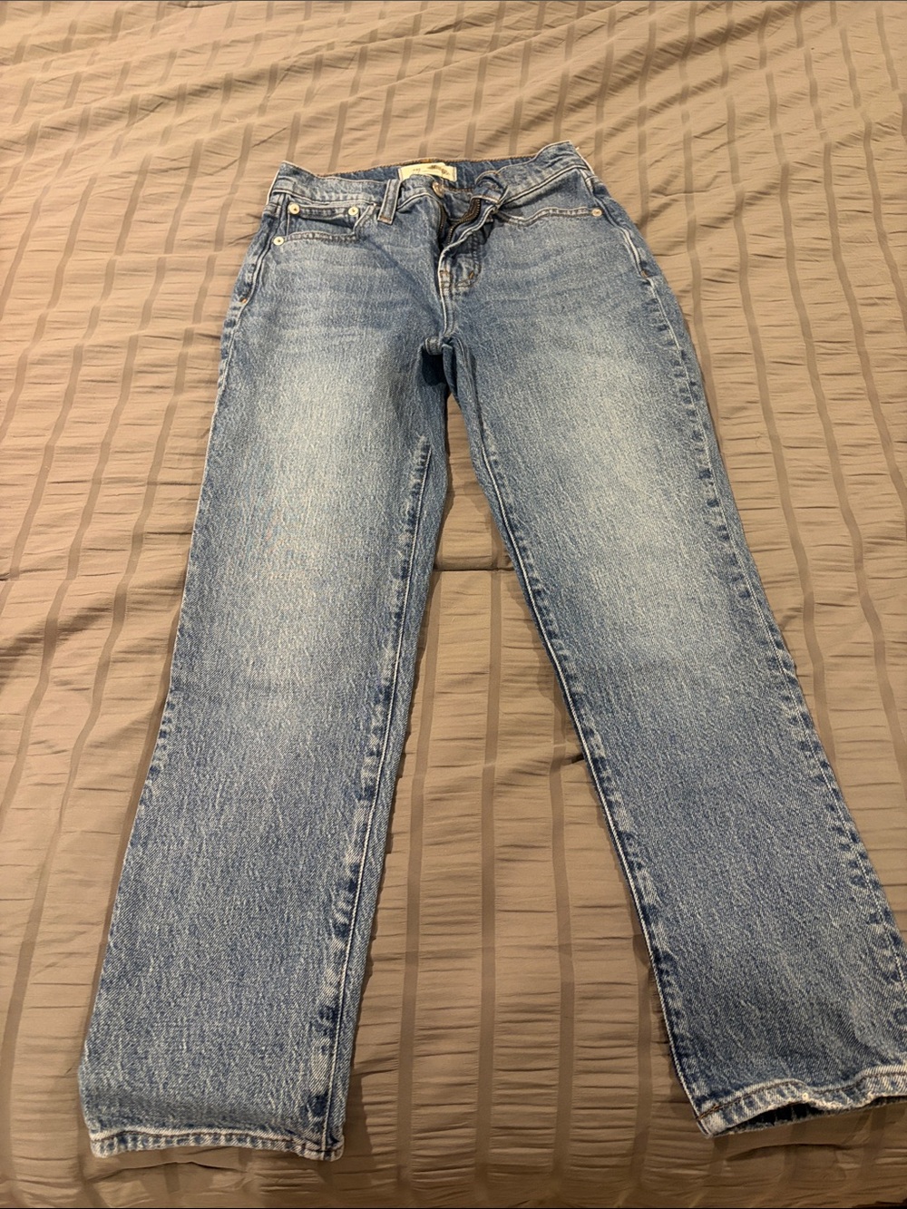 Madewell Women's Medium Wash Straight-Leg Jeans